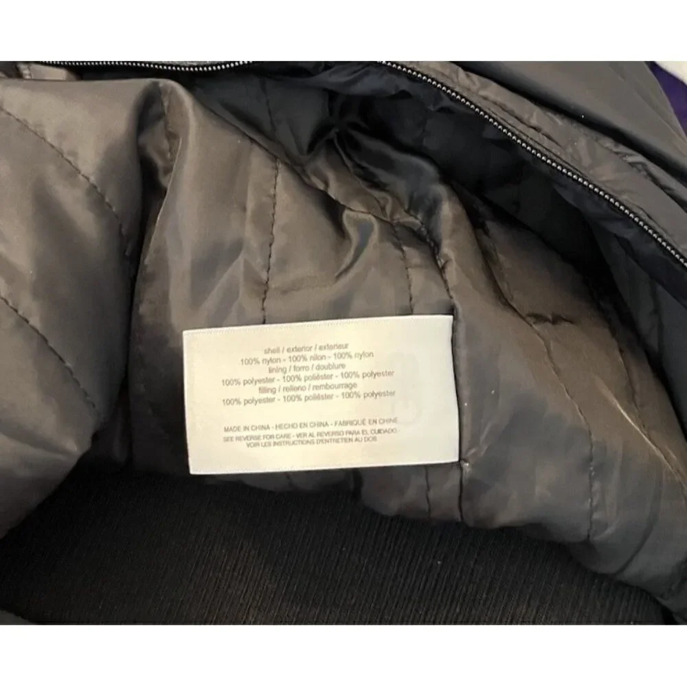 Bass Outdoor Womens Medium Black Quilted Zip Bomber Puffer Jacket NWT MSRP $129